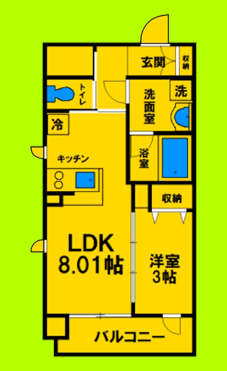 1LDKタイプ