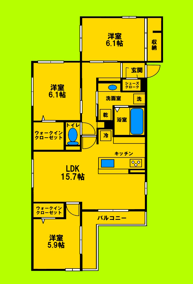 間取り図面です♪