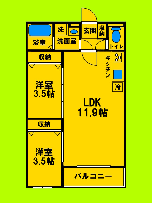 ゆとりある室内空間と生活動線にこだわった間取りです♪