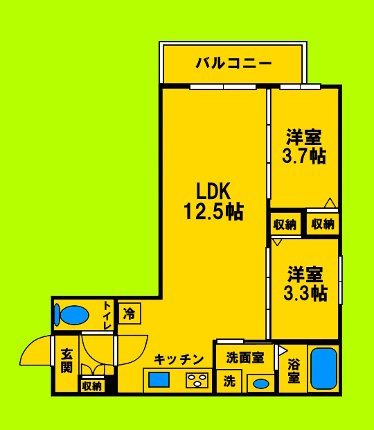 ゆとりある室内空間と生活動線にこだわった間取りです♪