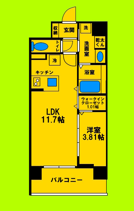 ゆとりある室内空間と生活動線にこだわった間取りです♪