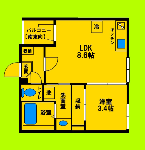 ゆとりある室内空間と生活動線にこだわった間取りです♪