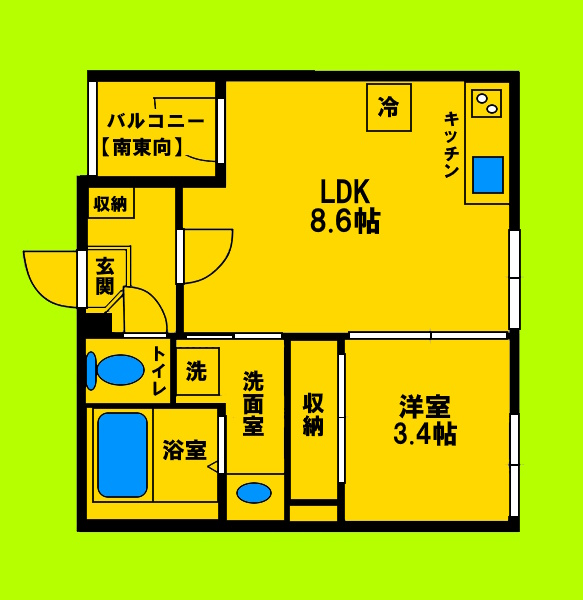 ゆとりある室内空間と生活動線にこだわった間取りです♪