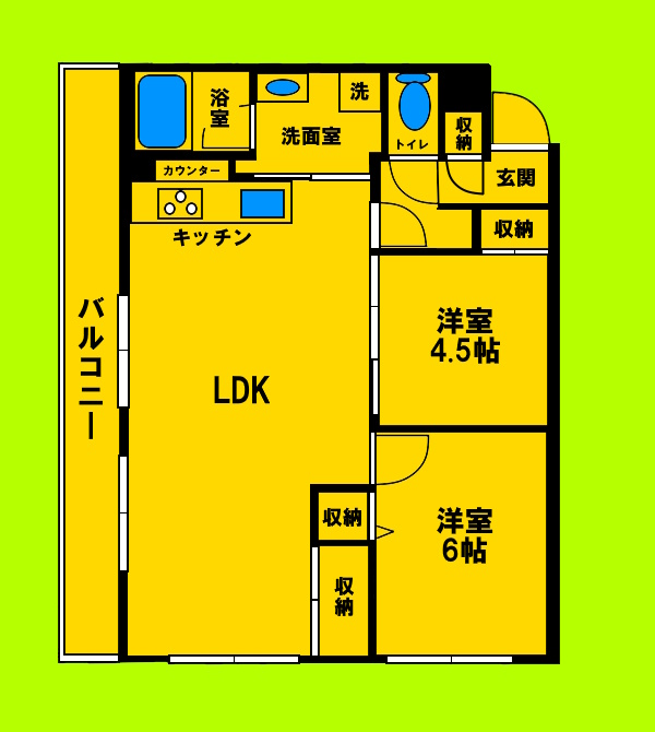 ゆとりある室内空間と生活動線にこだわった間取りです♪