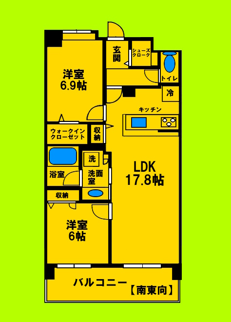 ゆとりある室内空間と生活動線にこだわった間取りです♪