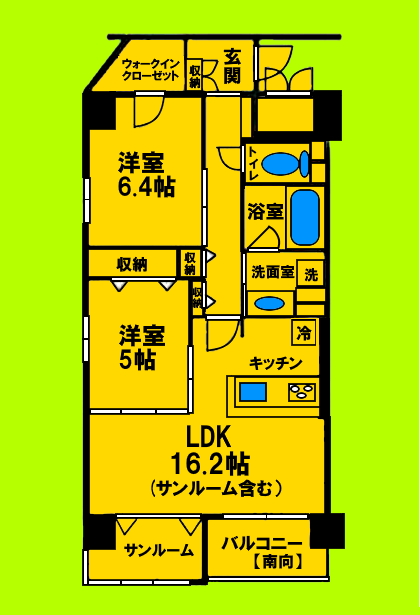 ゆとりある室内空間と生活動線にこだわった間取りです♪