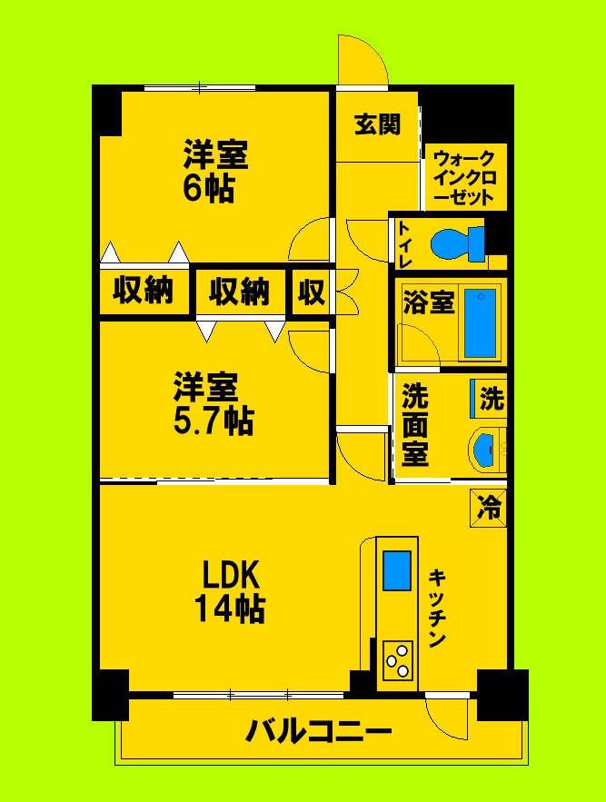 ゆとりある室内空間と生活動線にこだわった間取りです♪
