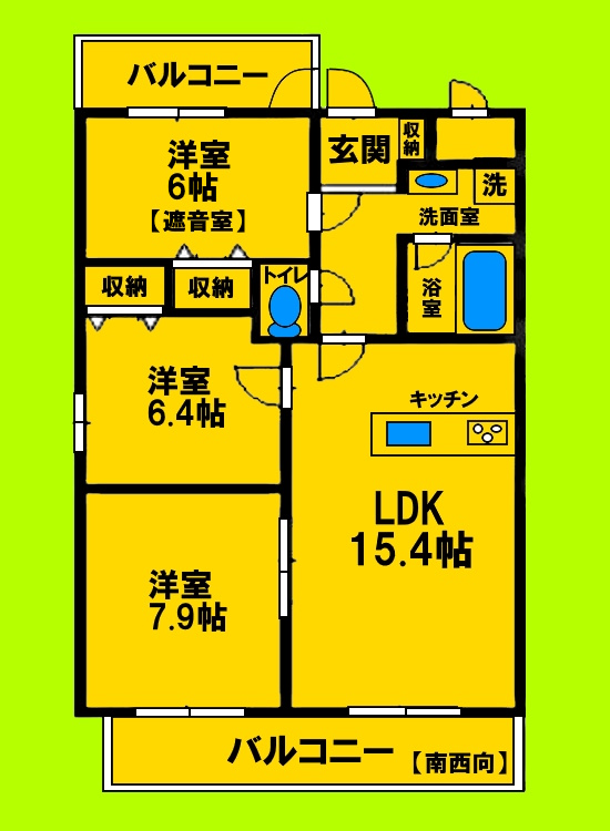 ゆとりある室内空間と生活動線にこだわった間取りです♪