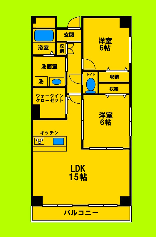ゆとりある室内空間と生活動線にこだわった間取りです♪
