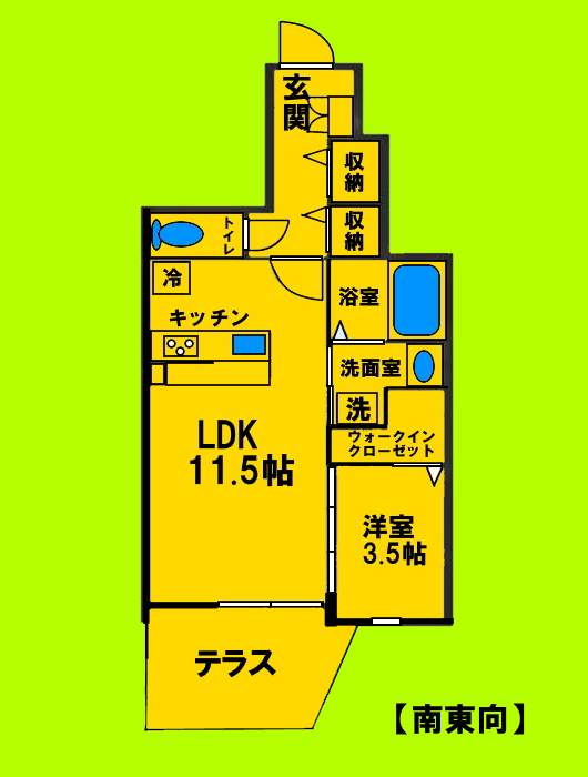 ゆとりある室内空間と生活動線にこだわった間取りです♪