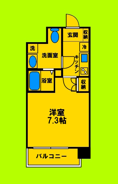 7階の間取り図