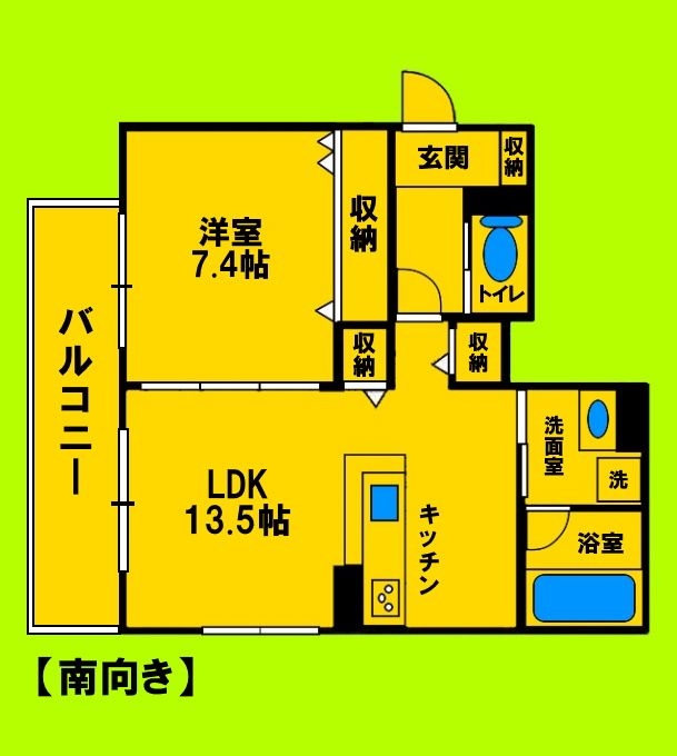 ゆとりある室内空間と生活動線にこだわった間取りです♪