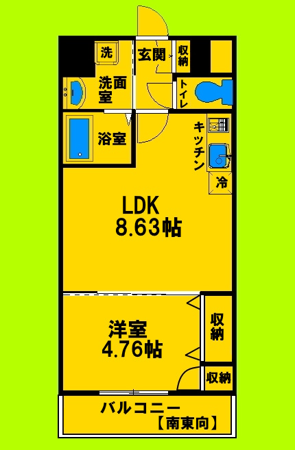 ゆとりある室内空間と生活動線にこだわった間取りです♪