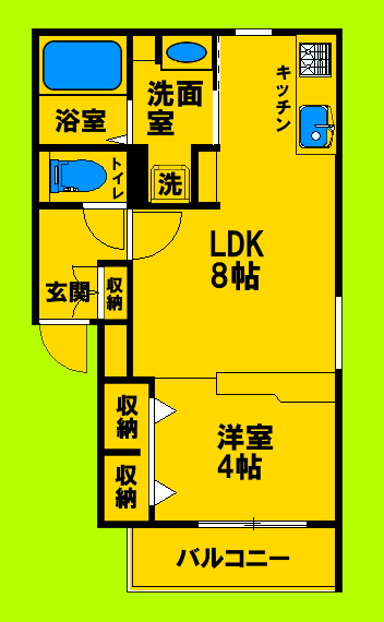 1階の間取り図