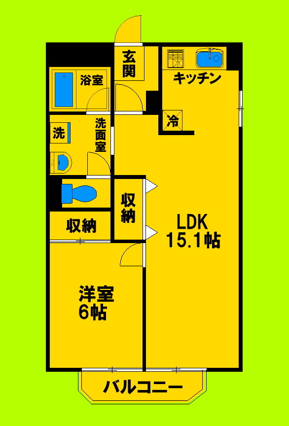 4階の間取り図