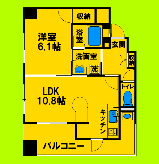 4階の間取り図