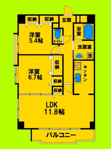 ゆとりある室内空間と生活動線にこだわった間取りです♪