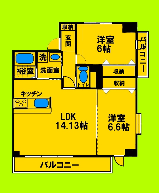 ゆとりある室内空間と生活動線にこだわった間取りです♪