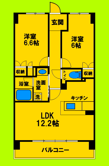 ゆとりある室内空間と生活動線にこだわった間取りです♪