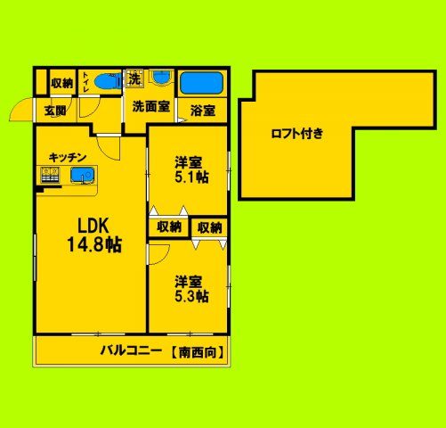 ゆとりある室内空間と生活動線にこだわった間取りです♪