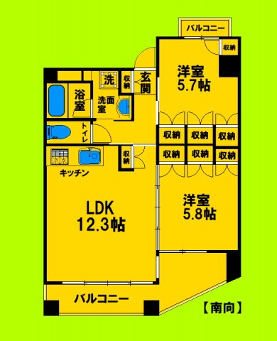 3階の間取り図