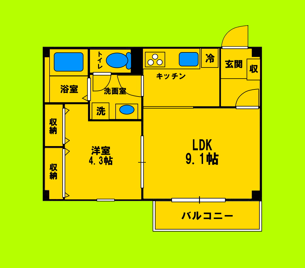 ゆとりある室内空間と生活動線にこだわった間取りです♪