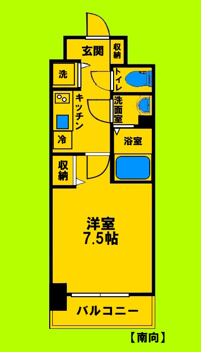 4階の間取り図