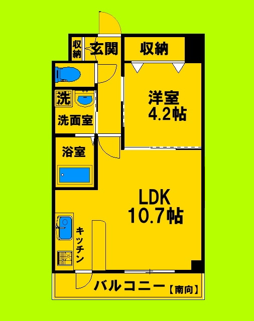 2階の間取り図