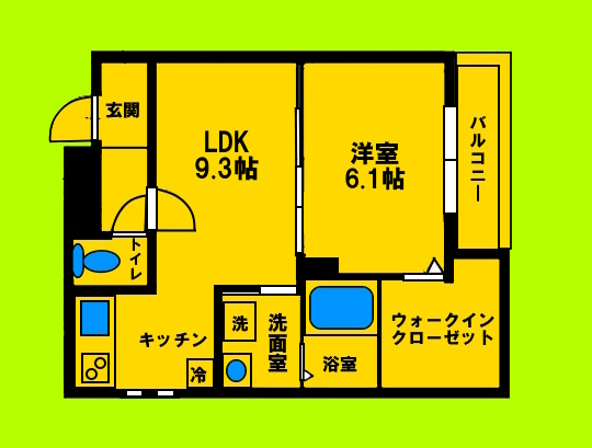 3階の間取り図