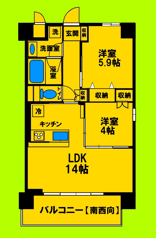 ゆとりある室内空間と生活動線にこだわった間取りです♪