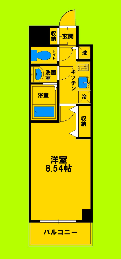 8階の間取り図