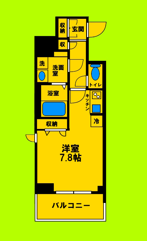2階の間取り図