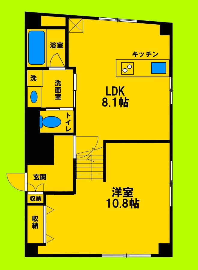 ゆとりある室内空間と生活動線にこだわった間取りです♪