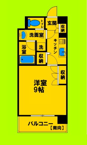 4階の間取り図