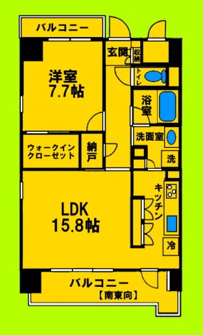 6階の間取り図
