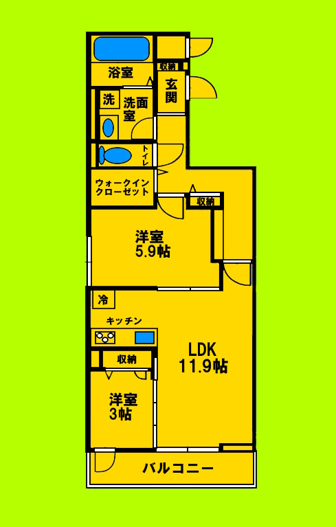 ゆとりある室内空間と生活動線にこだわった間取りです♪