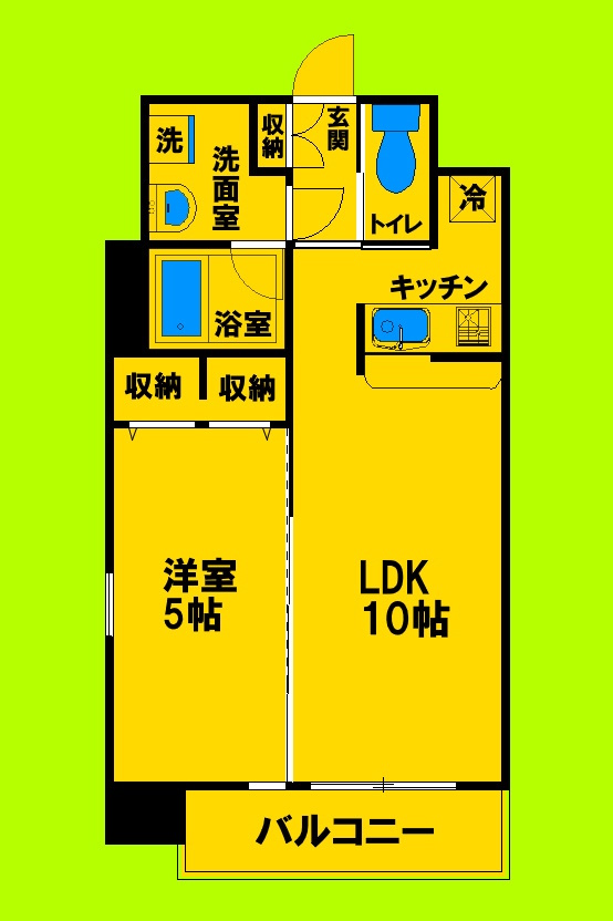 2階の間取り図