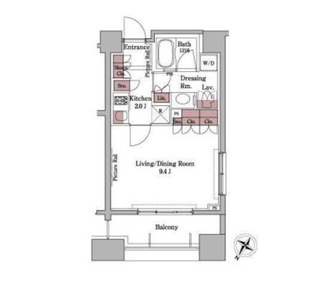 9階の間取り図