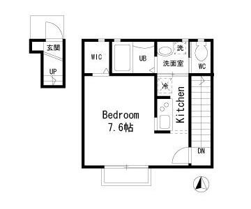 2階の間取り図