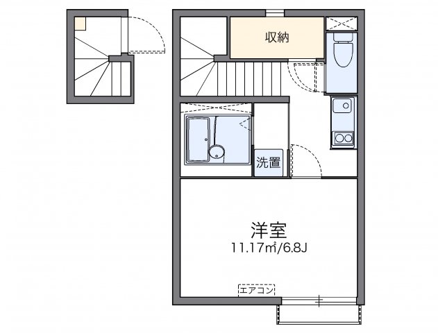 代表的な間取のため実際の間取とは異なる場合があります