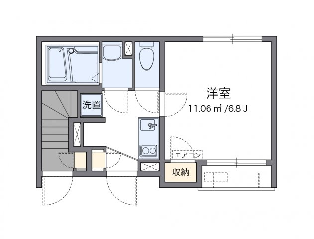 代表的な間取のため実際の間取とは異なる場合があります
