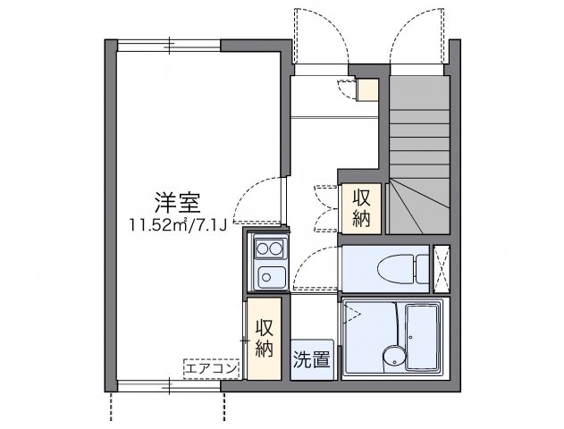 代表的な間取のため実際の間取とは異なる場合があります