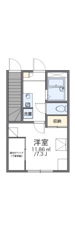 代表的な間取のため実際の間取とは異なる場合があります