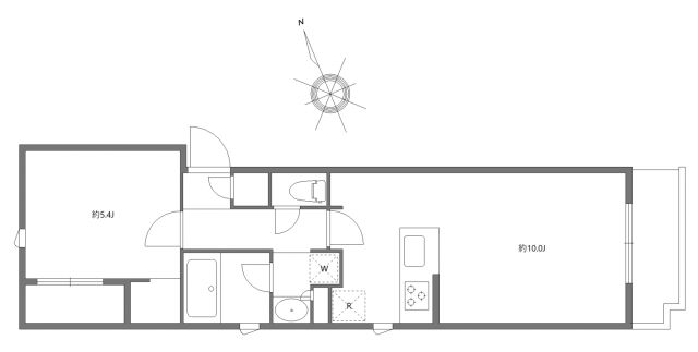4階の間取り図