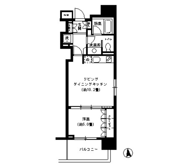 2階の間取り図