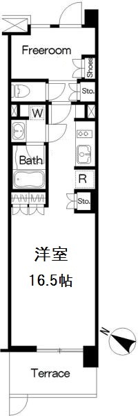 1階の間取り図