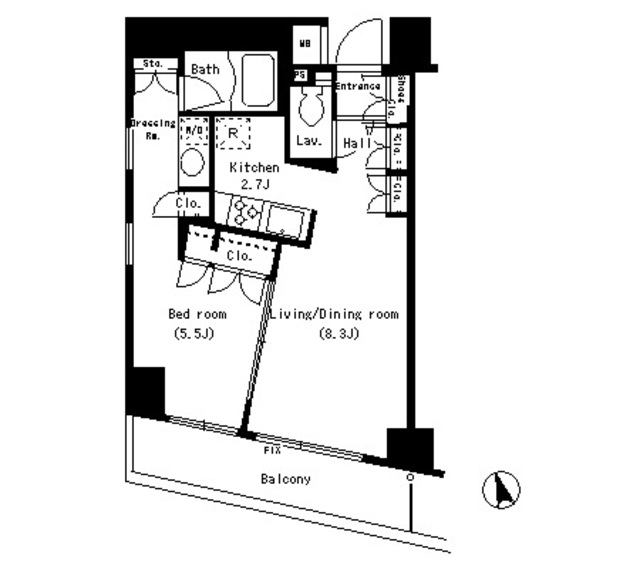 14階の間取り図