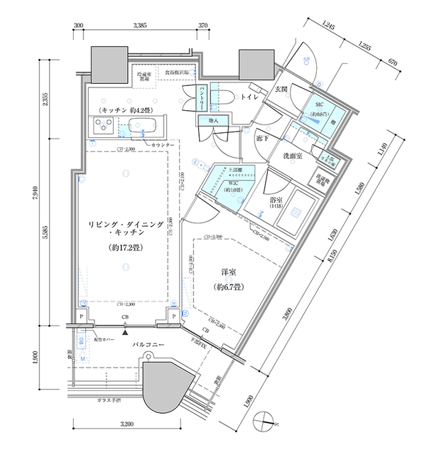 15階の間取り図