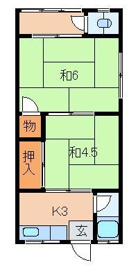 2階の間取り図