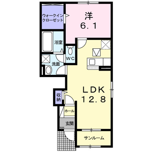 1階の間取り図